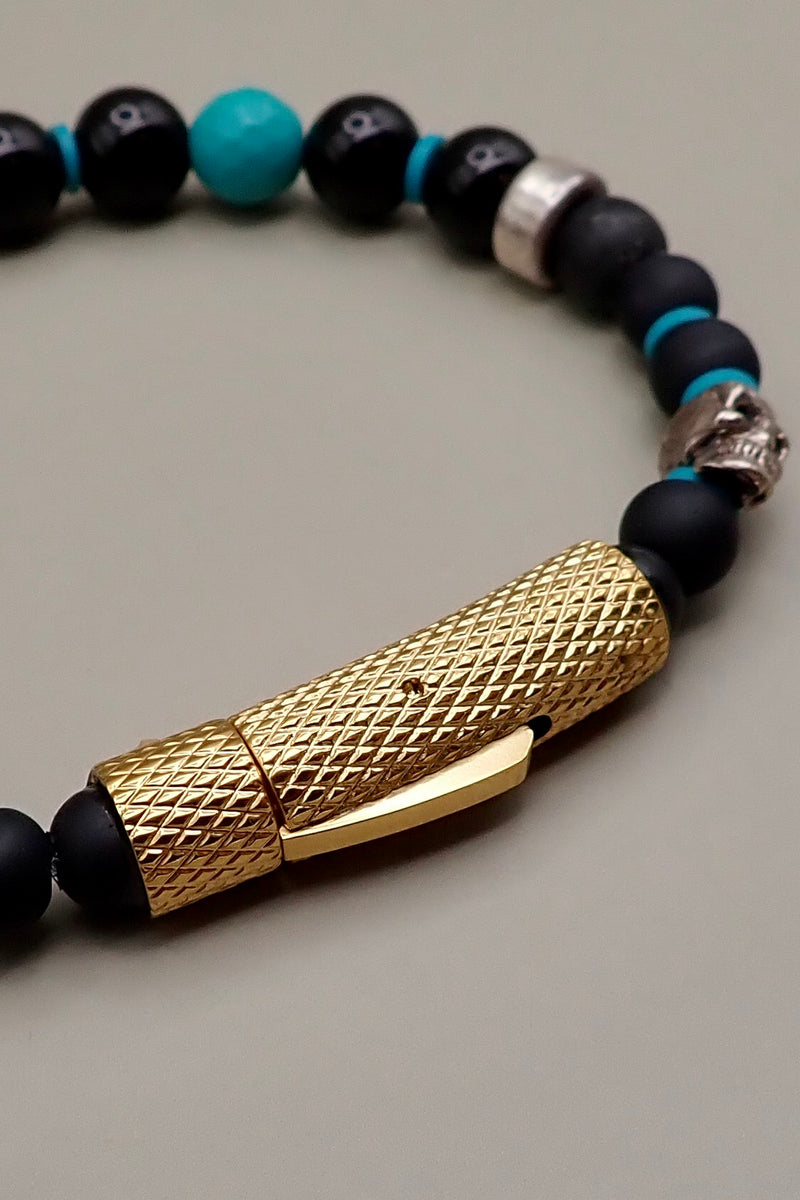 OBSIDIAN & ONYX BRACELET