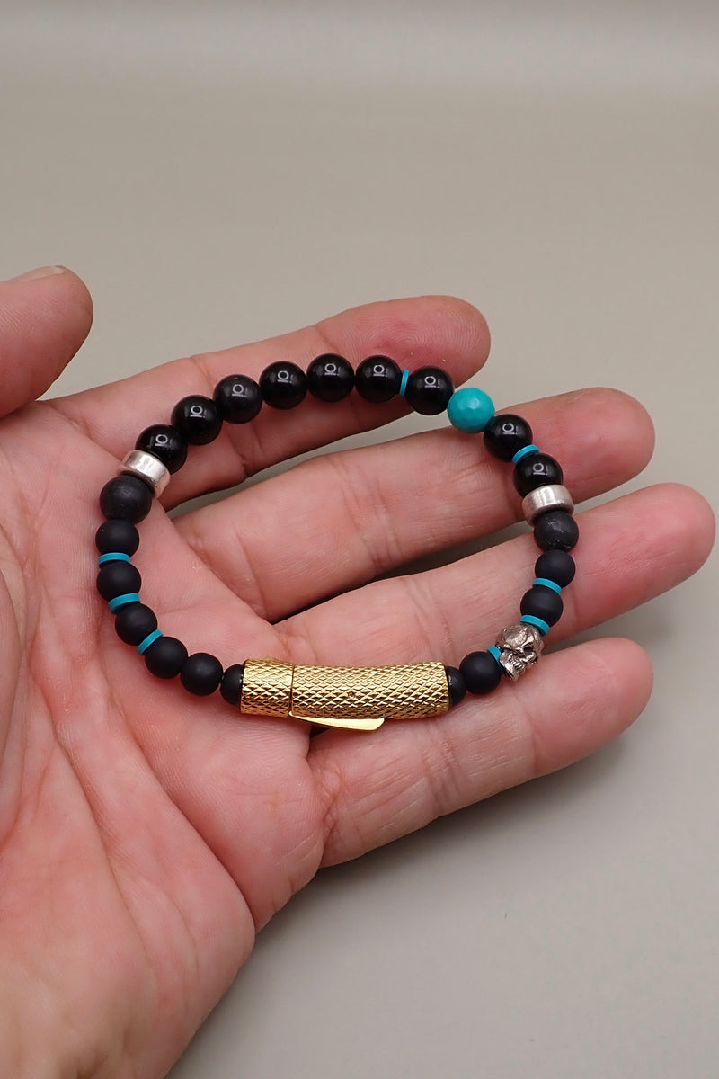 OBSIDIAN & ONYX BRACELET