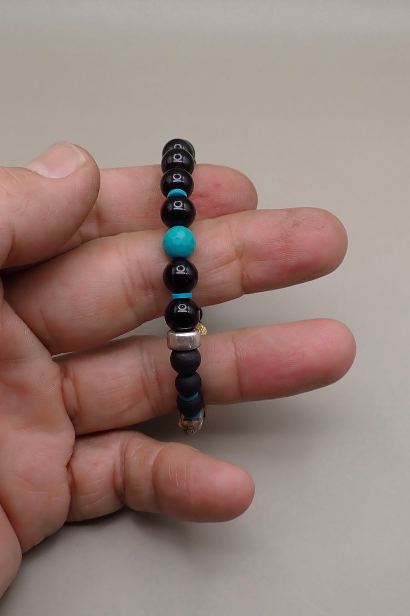 OBSIDIAN & ONYX BRACELET