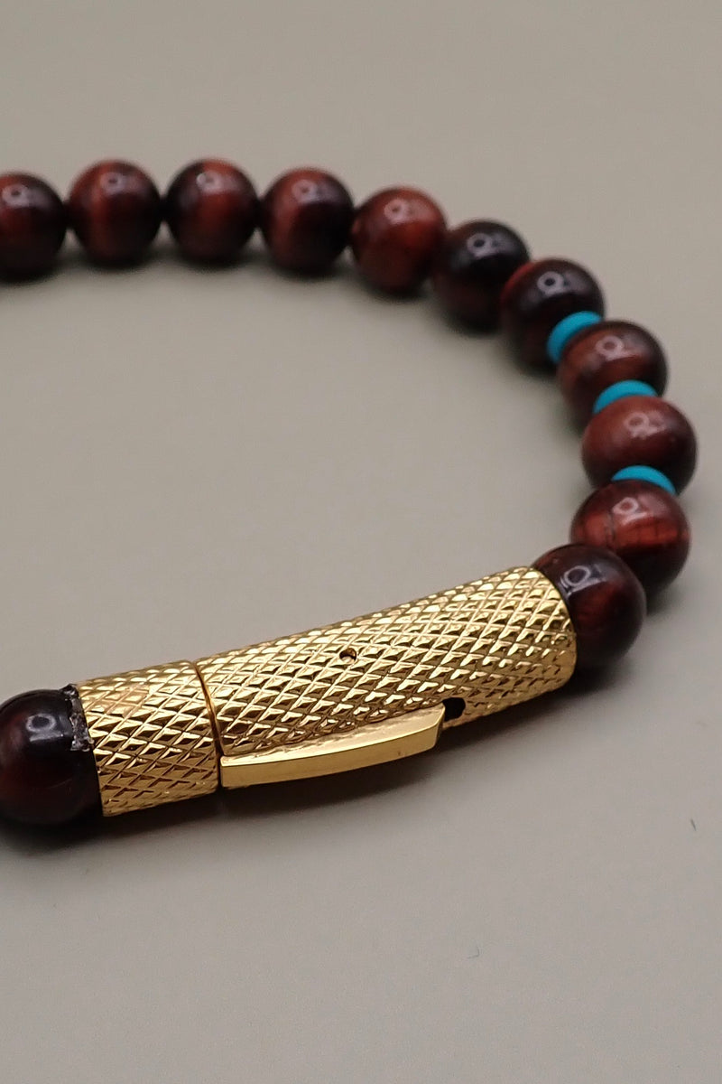 RED TIGER EYES BRACELET