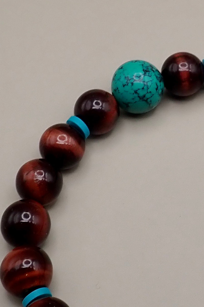 RED TIGER EYES BRACELET