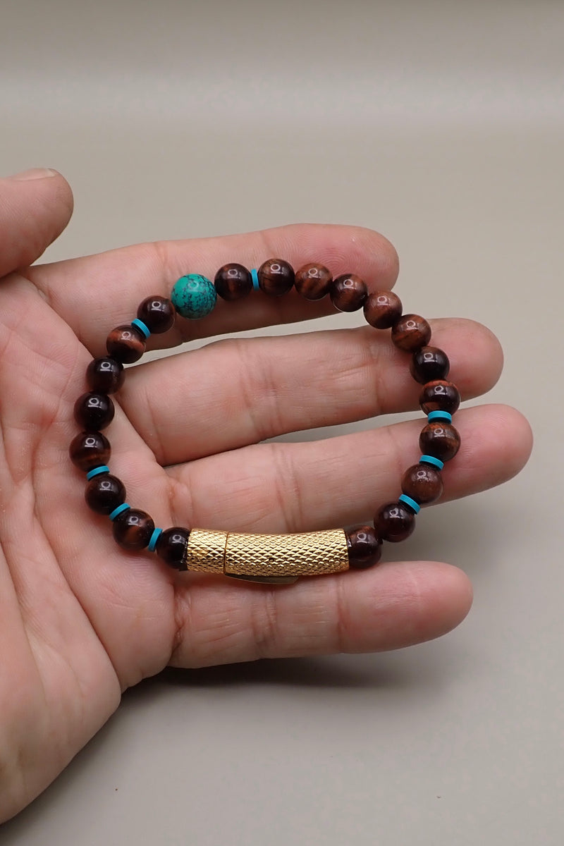 RED TIGER EYES BRACELET