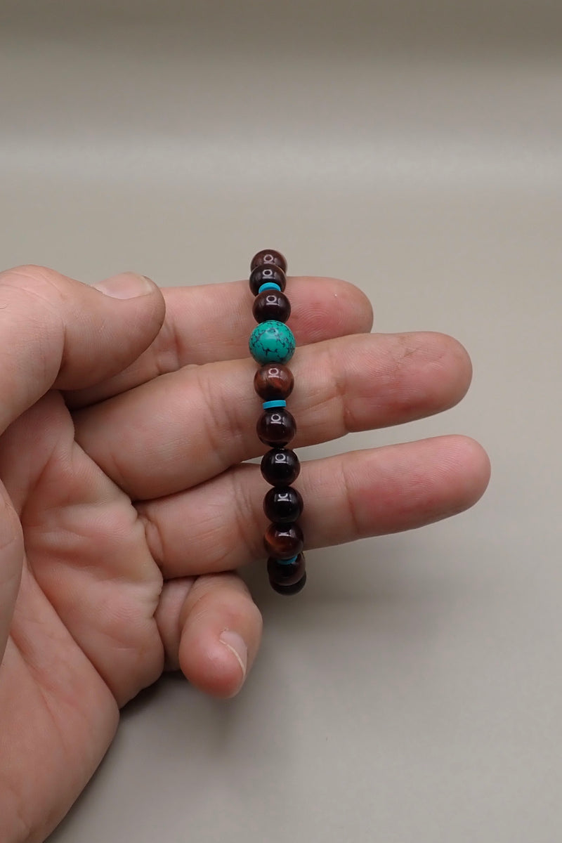 RED TIGER EYES BRACELET