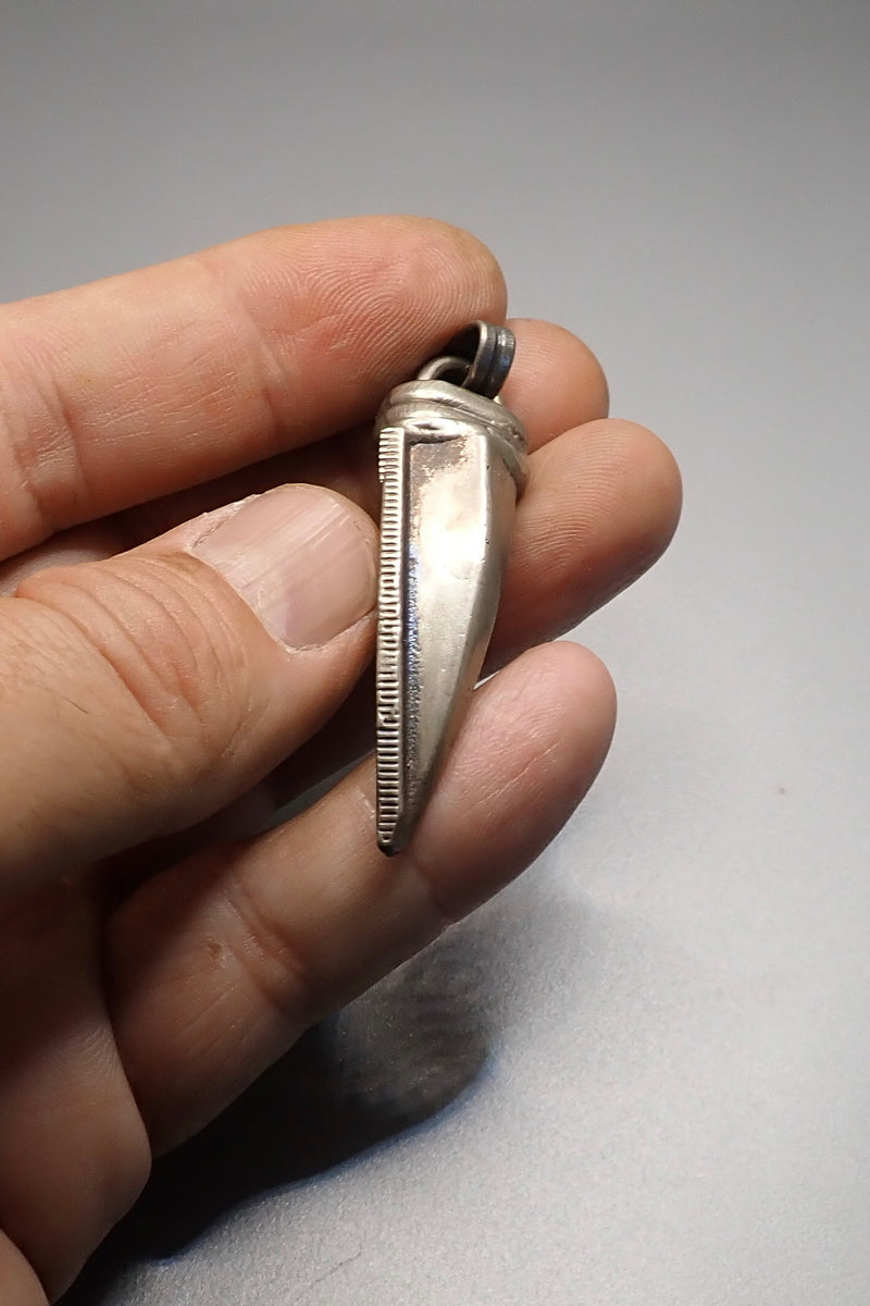SILVER ARROWHEAD PENDANT - two made
