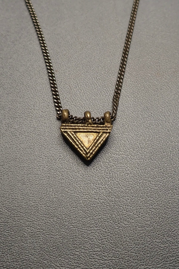 TRIANGLE PENDANT - two made