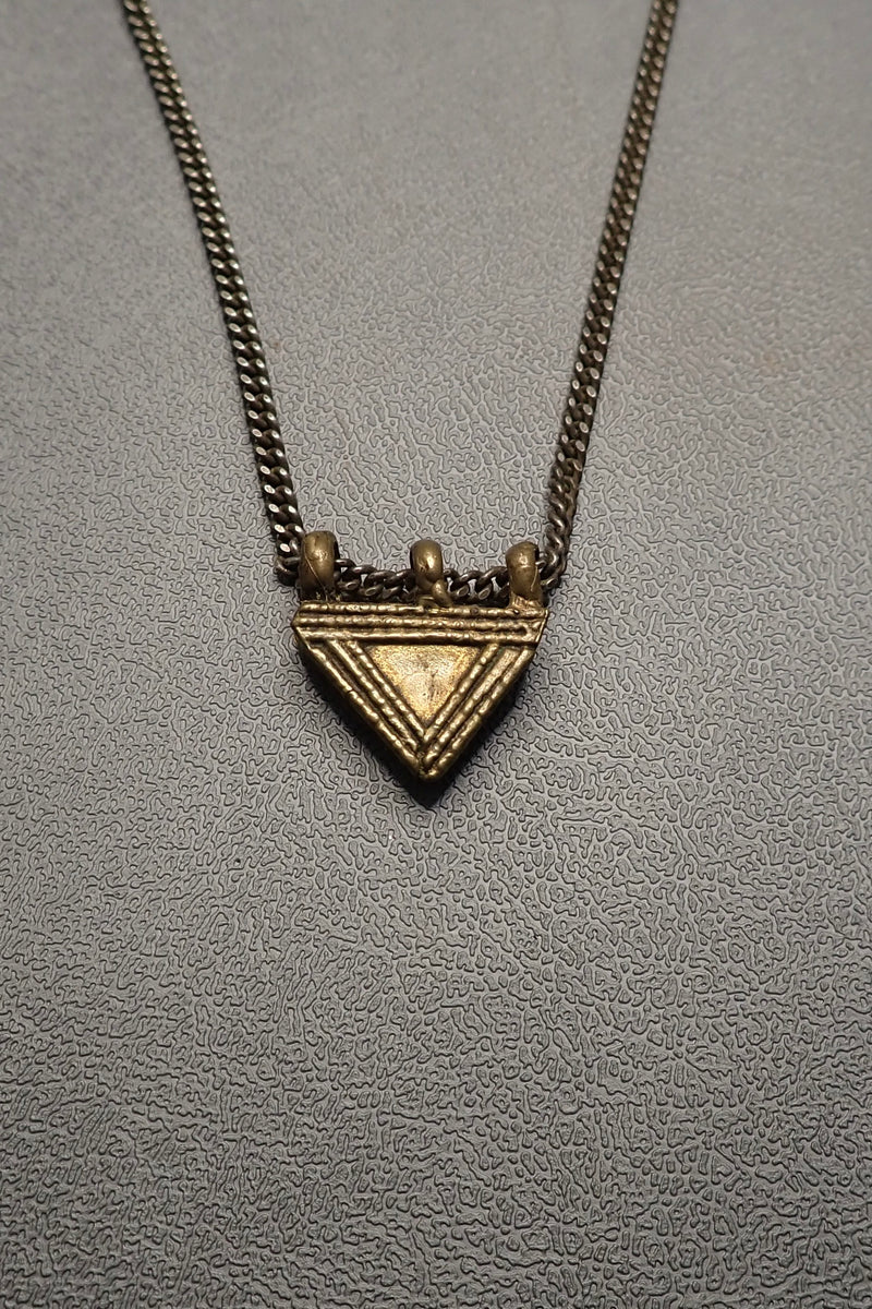 TRIANGLE PENDANT - two made