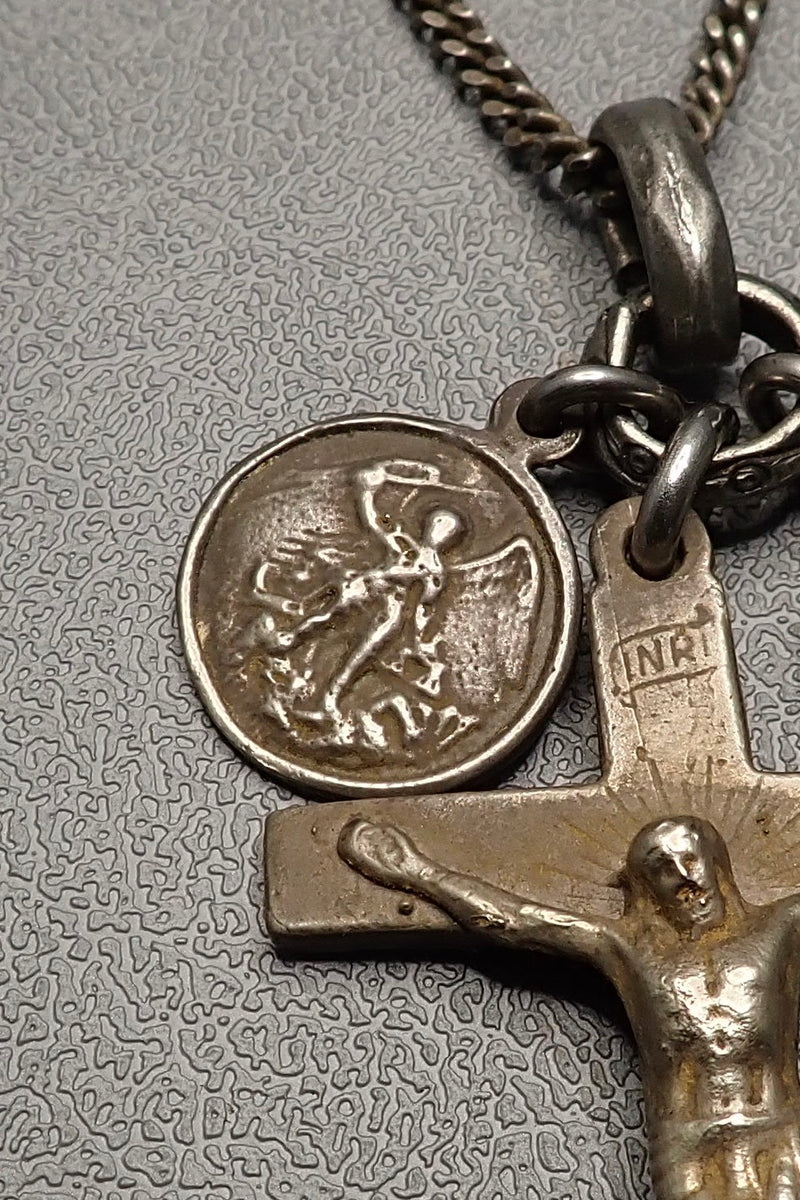 ANTIQUE CROSS NECKLACE  - two made