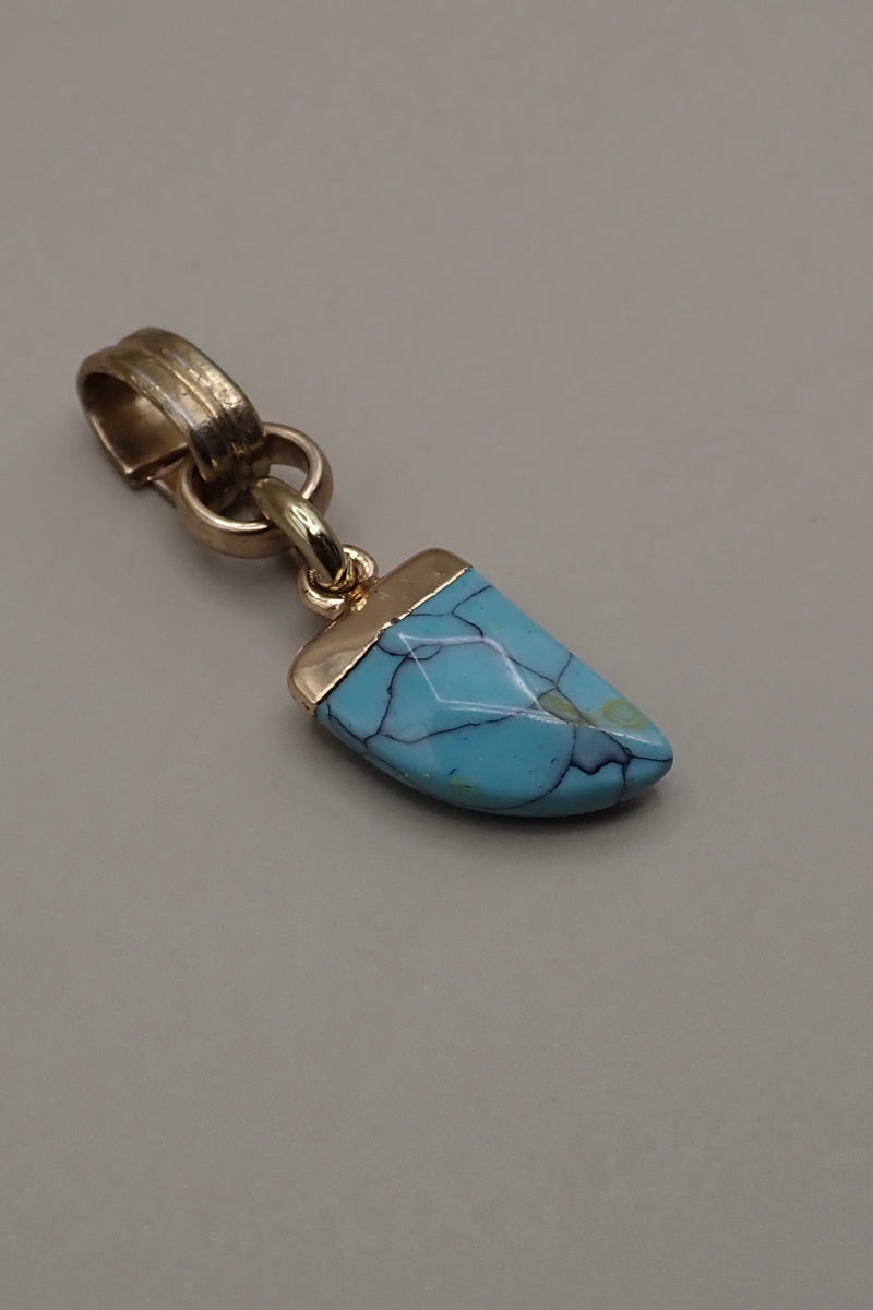 TURQUOISE HORN PROTECTOR PENDANT