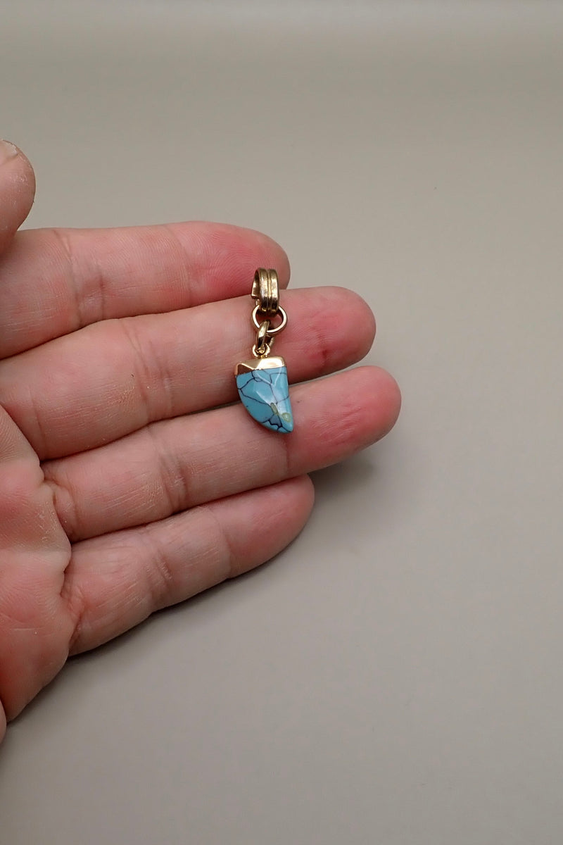 TURQUOISE HORN PROTECTOR PENDANT