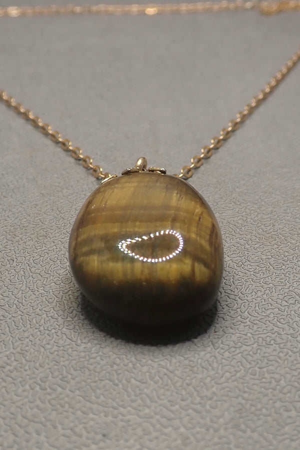TIGER EYES NUGGET PENDANT
