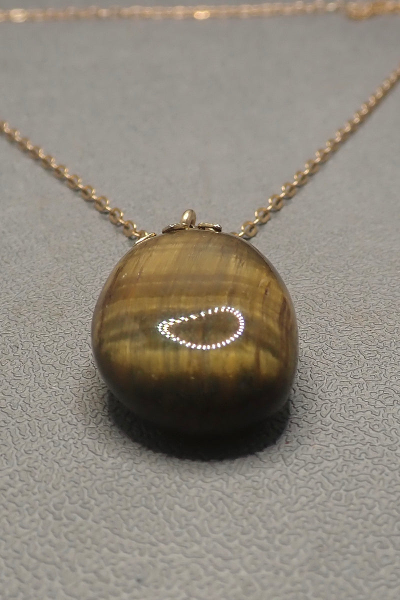 TIGER EYES NUGGET PENDANT