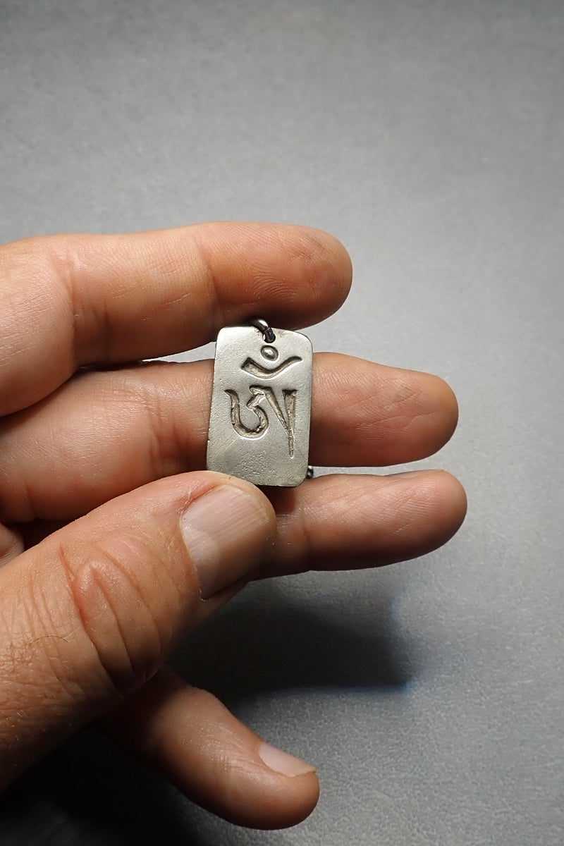 OM SILVER PENDANT