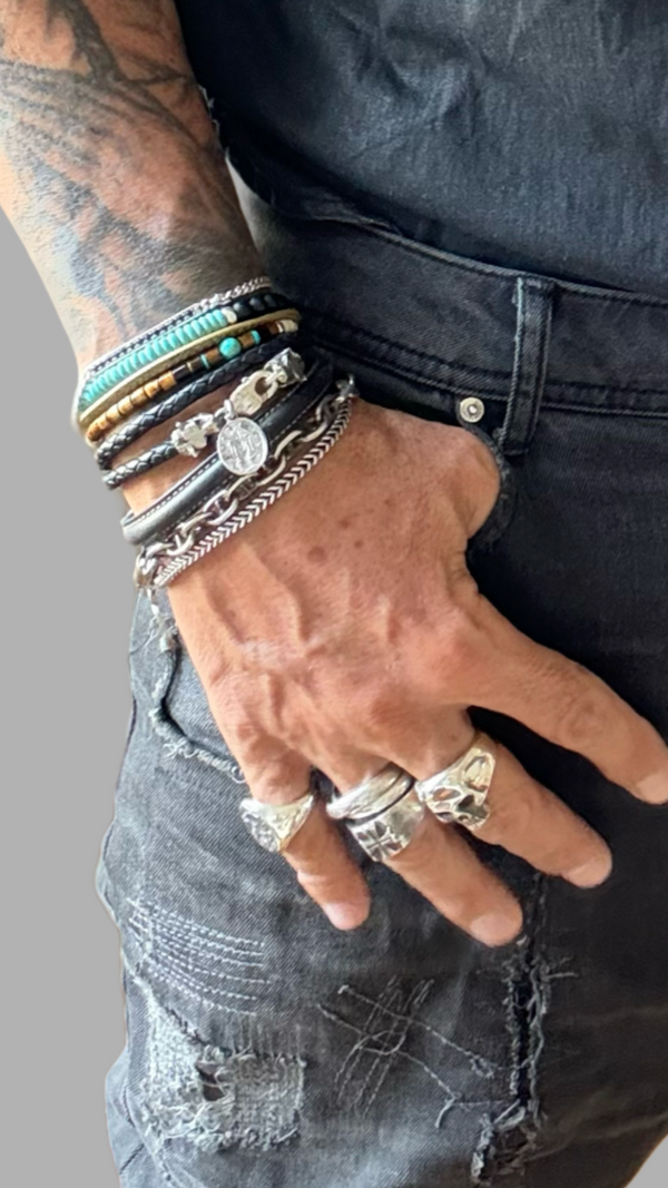 AFRICAN TURQUOISE BRACELET