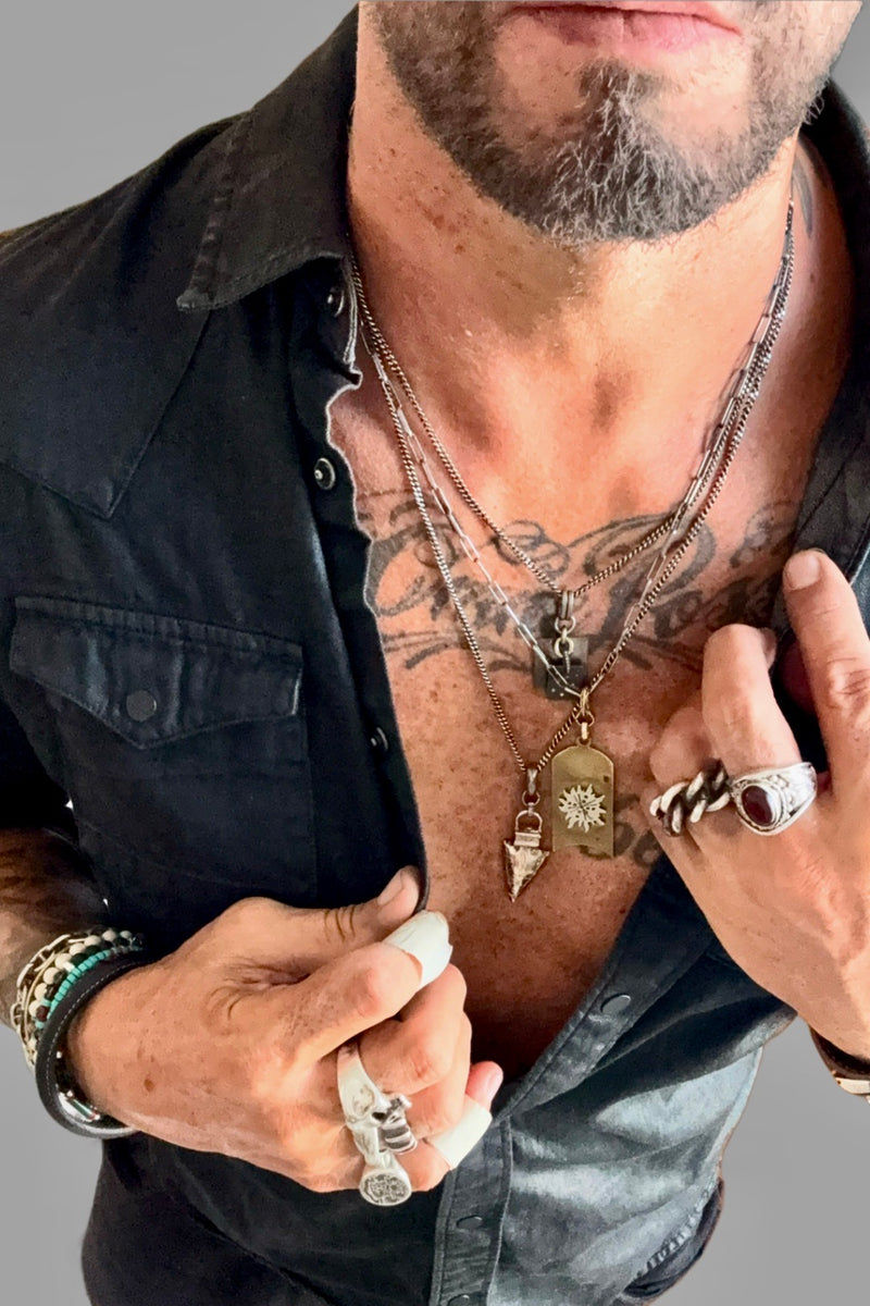SILVER SKULL PENDANT