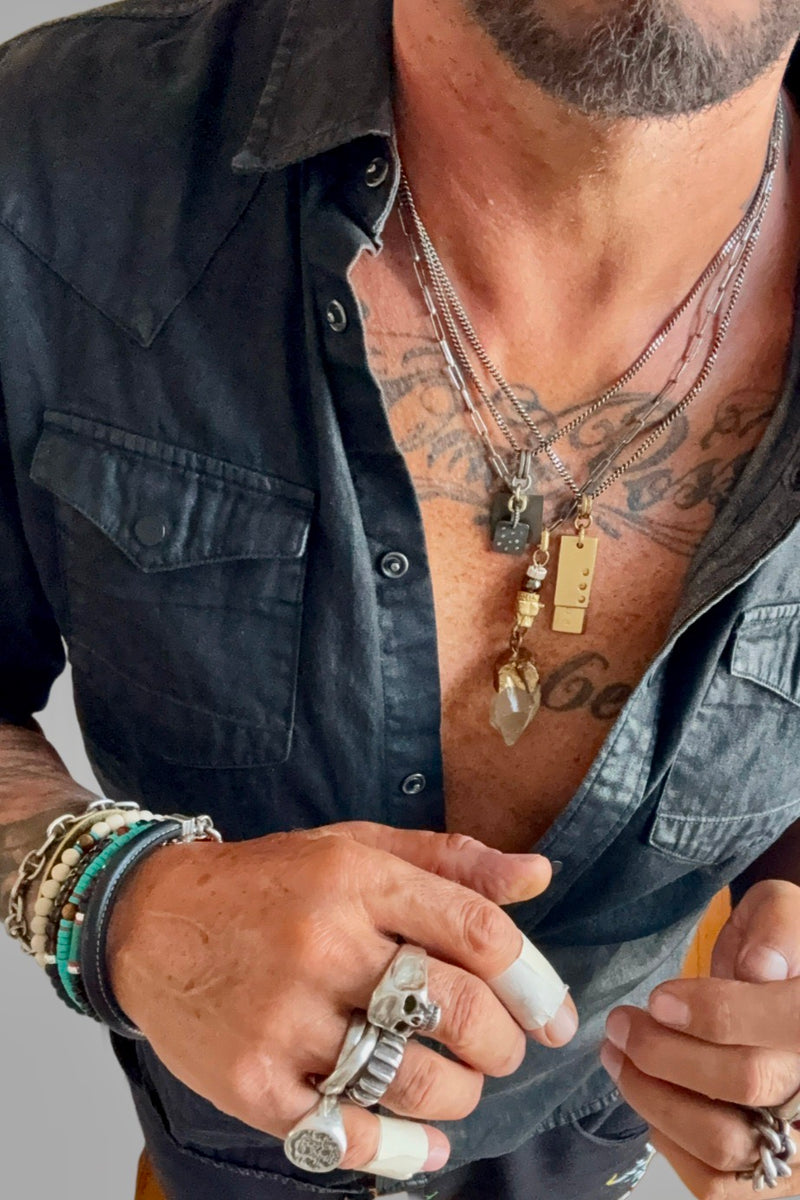ROCK CRYSTAL LION NECKLACE
