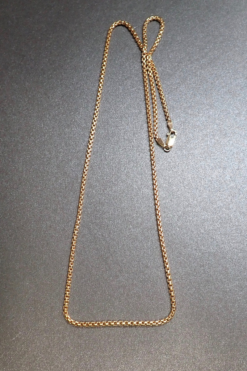 THIN VENETIAN NECKLACE - 14 K GOLD