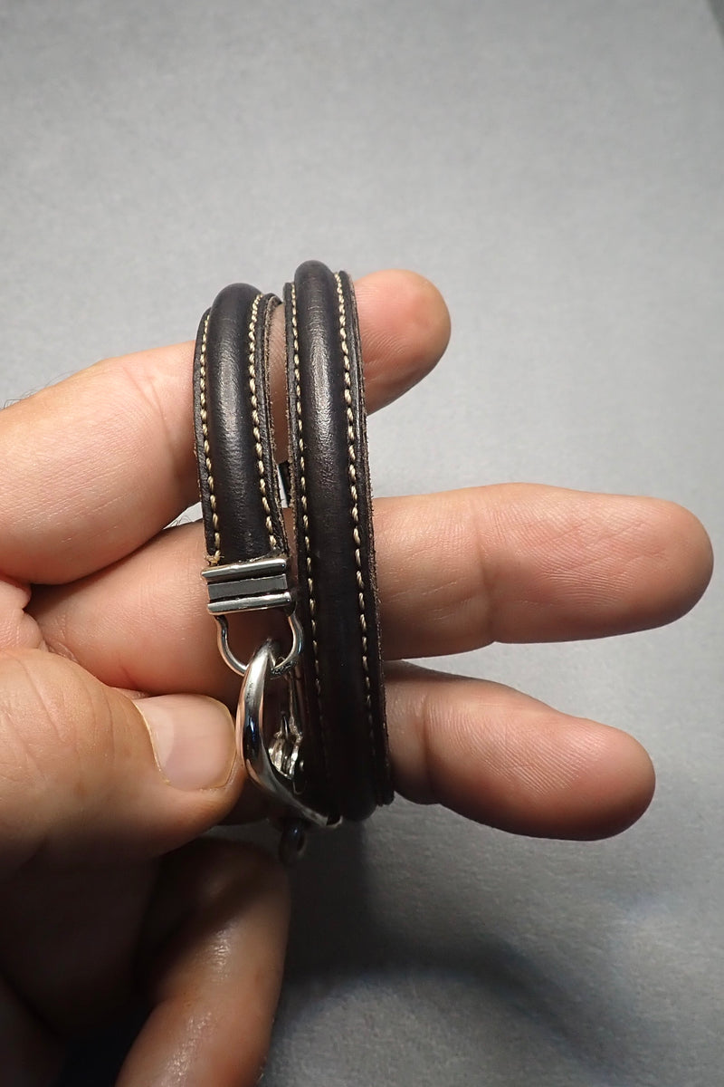 DOUBLE WRAP STITCHED BRACELET - two made