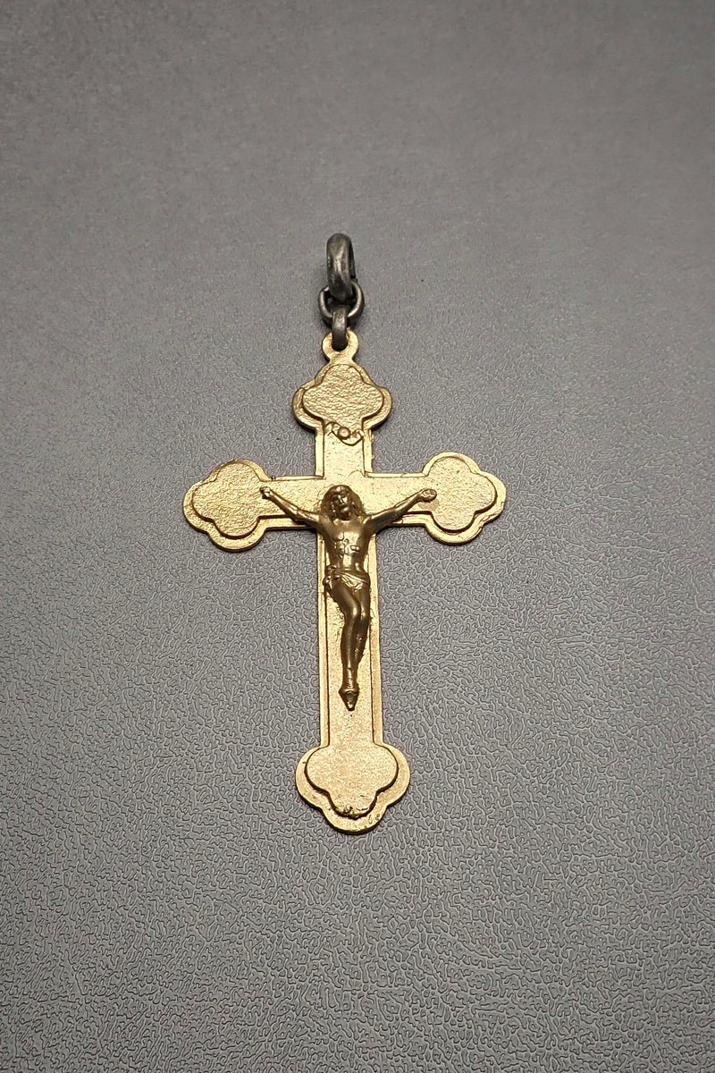 BIG BRONZE ANTIQUE CROSS - only item