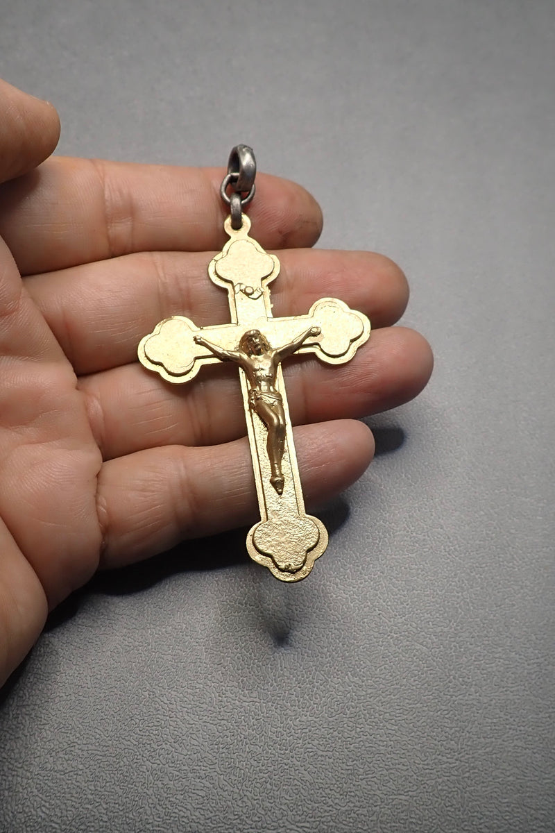 BIG BRONZE ANTIQUE CROSS - only item