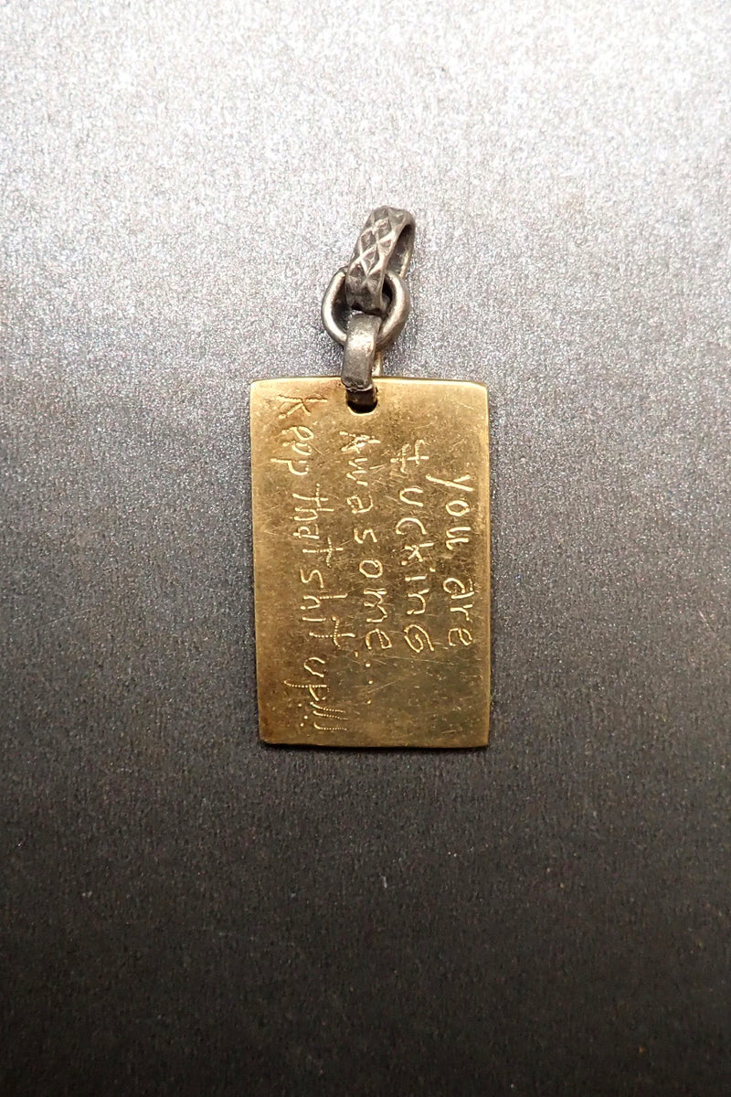 QUOTE DOG TAG