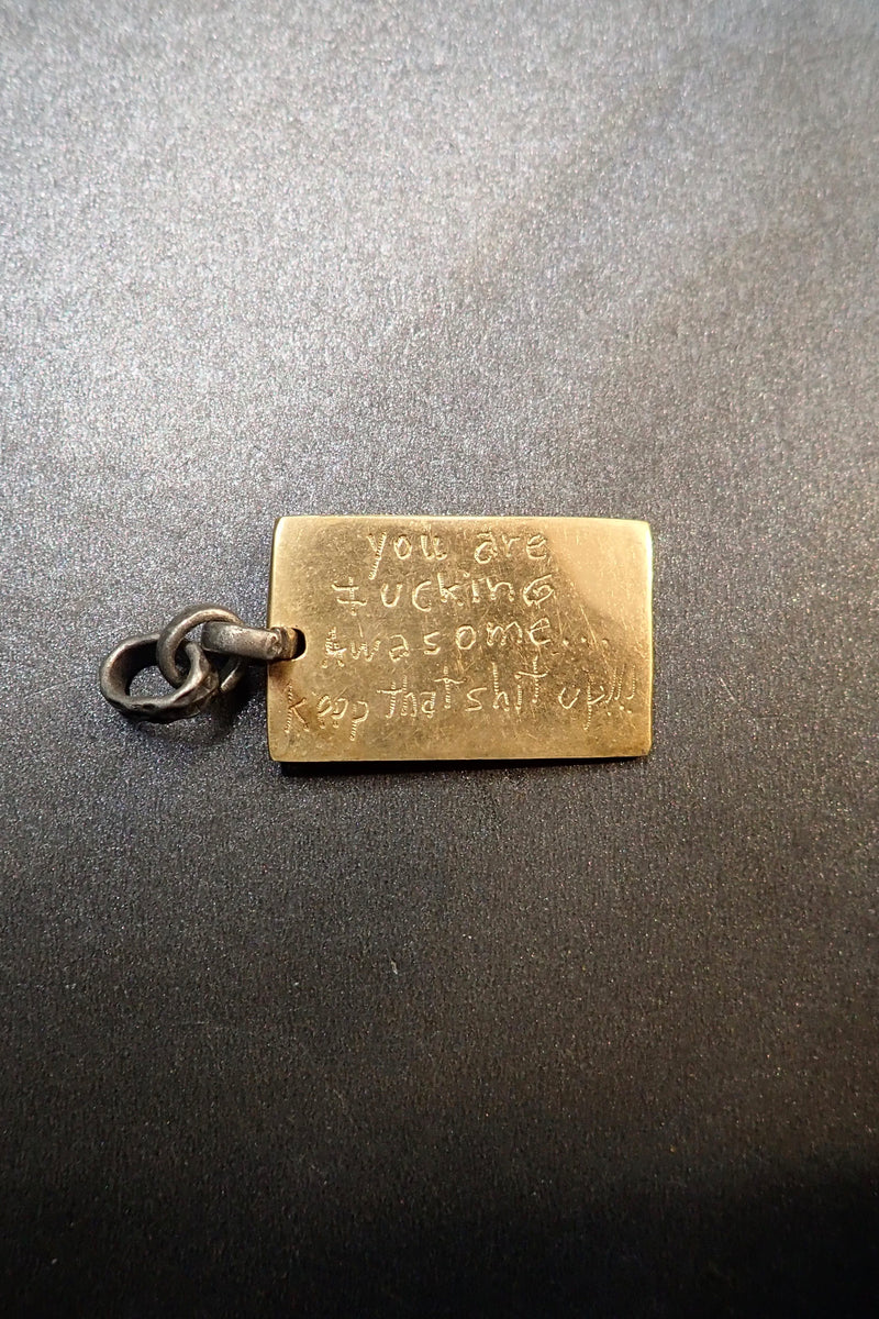 QUOTE DOG TAG