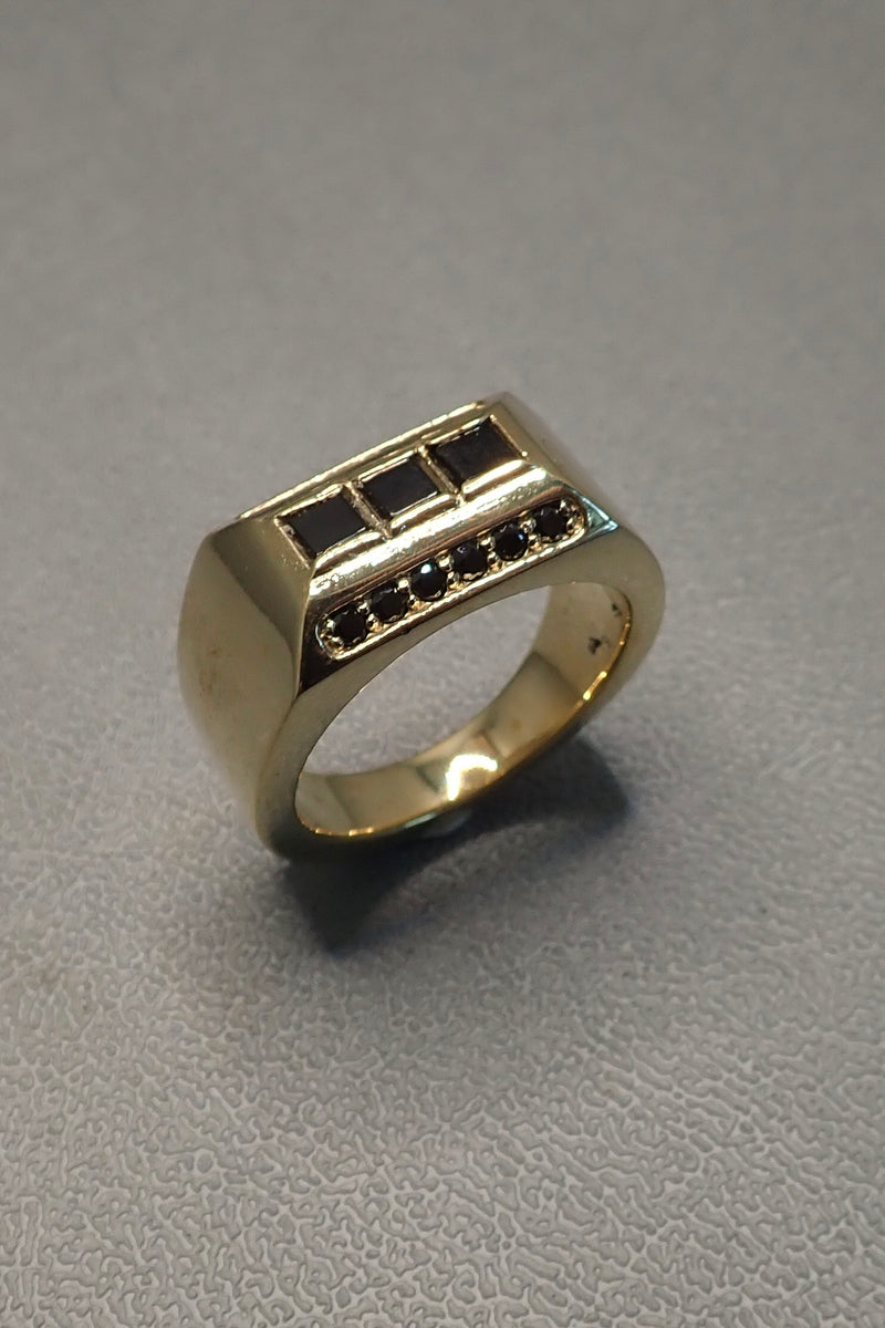 CIGAR BAND RING (BRONZE) -  one made