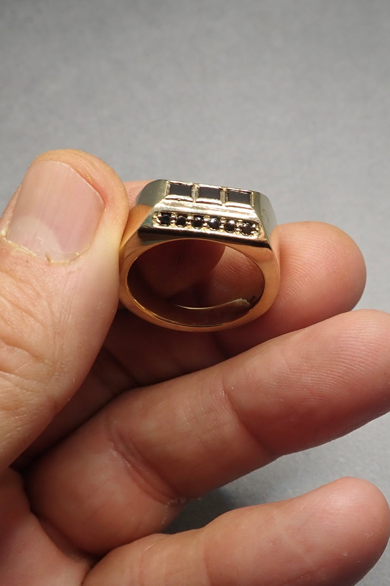 CIGAR BAND RING (BRONZE) -  one made