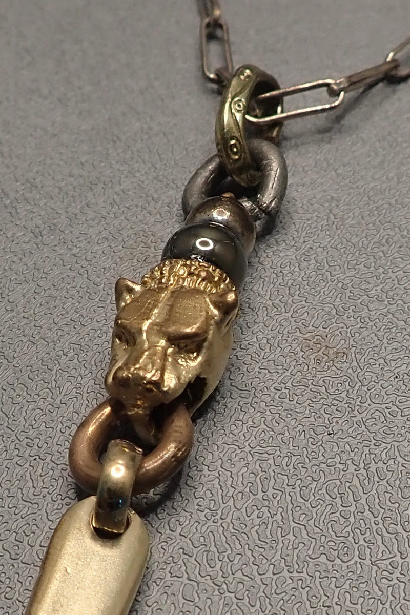 LONG THOOT LION NECKLACE - two made