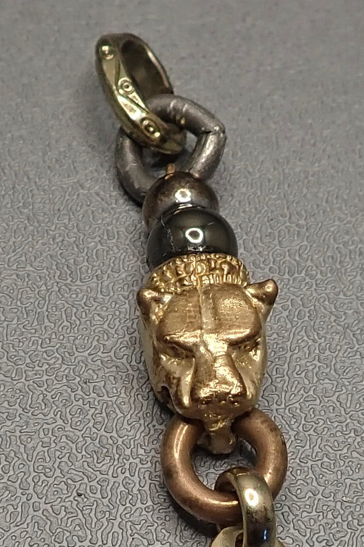 LONG LION HEAD THOOT PENDANT - two made
