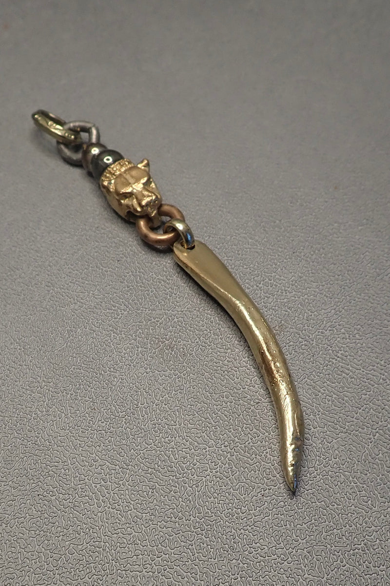 LONG LION HEAD THOOT PENDANT - two made