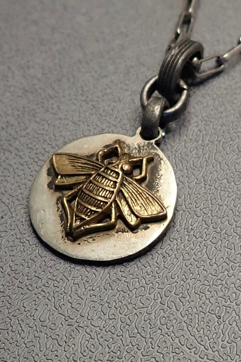 THE BEE PENDANT - two made