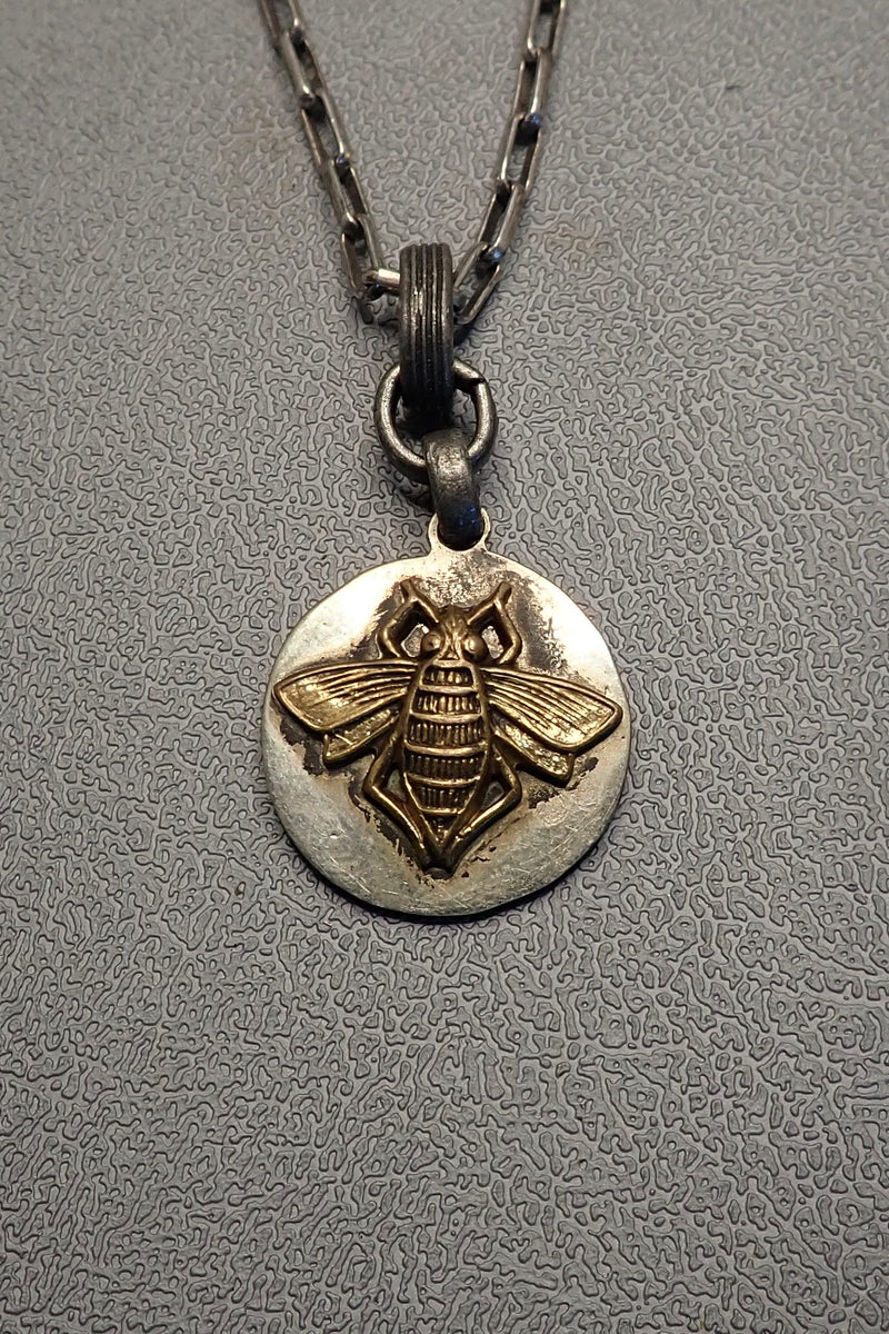 THE BEE PENDANT - two made