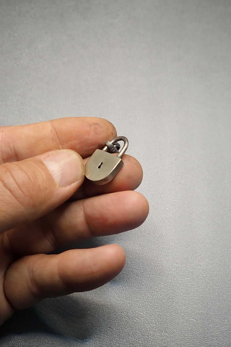 SILVER PADLOCK -two made