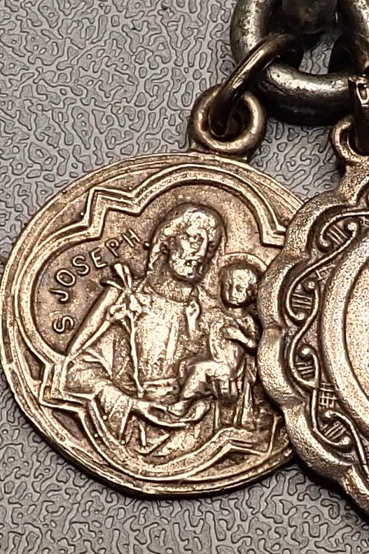 DOUBLE MEDALS PENDANT - two made