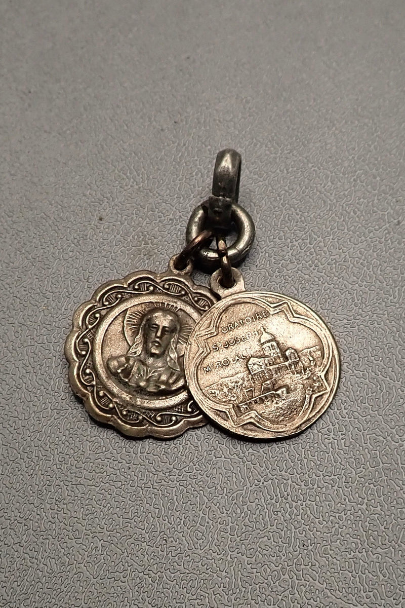 DOUBLE MEDALS PENDANT - two made