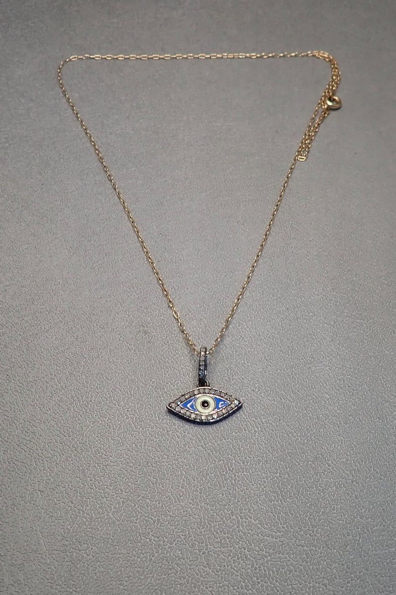 EVIL EYE DIAMONDS PENDANT