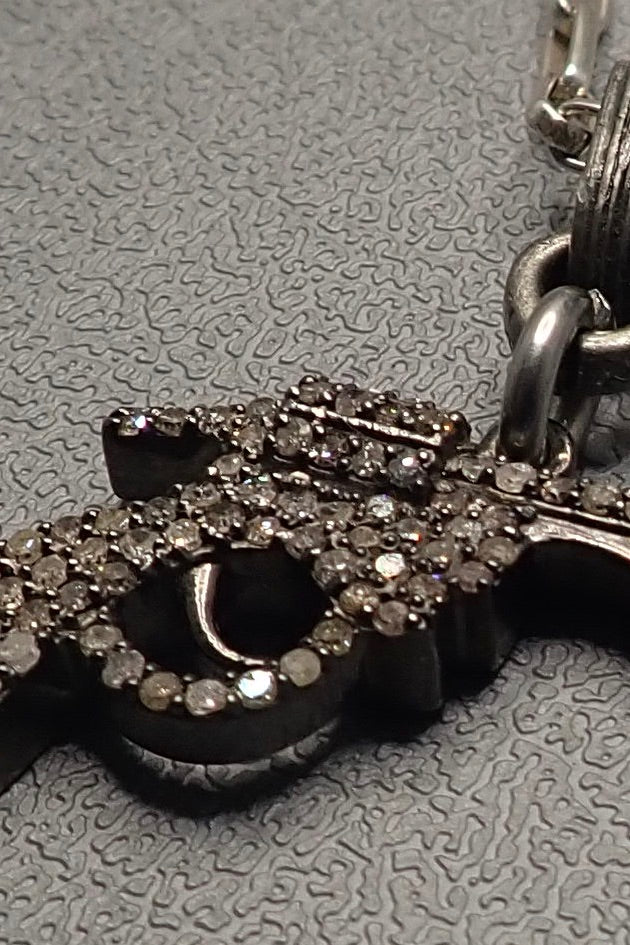 DIAMONDS REVOLVER PENDANT - last one