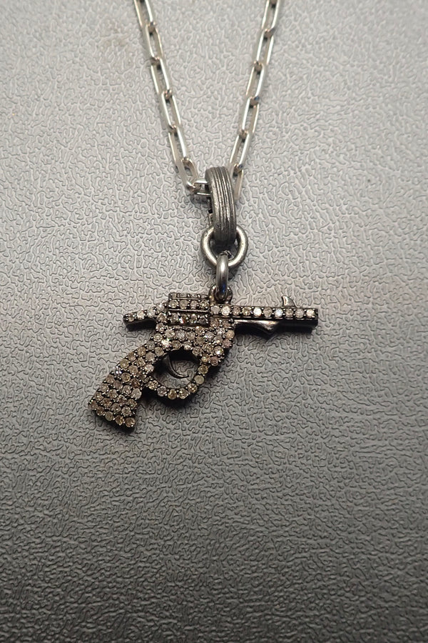 DIAMONDS REVOLVER PENDANT - last one