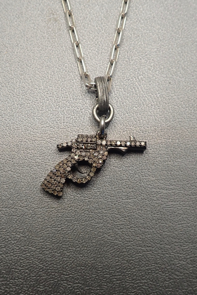 DIAMONDS REVOLVER PENDANT - last one