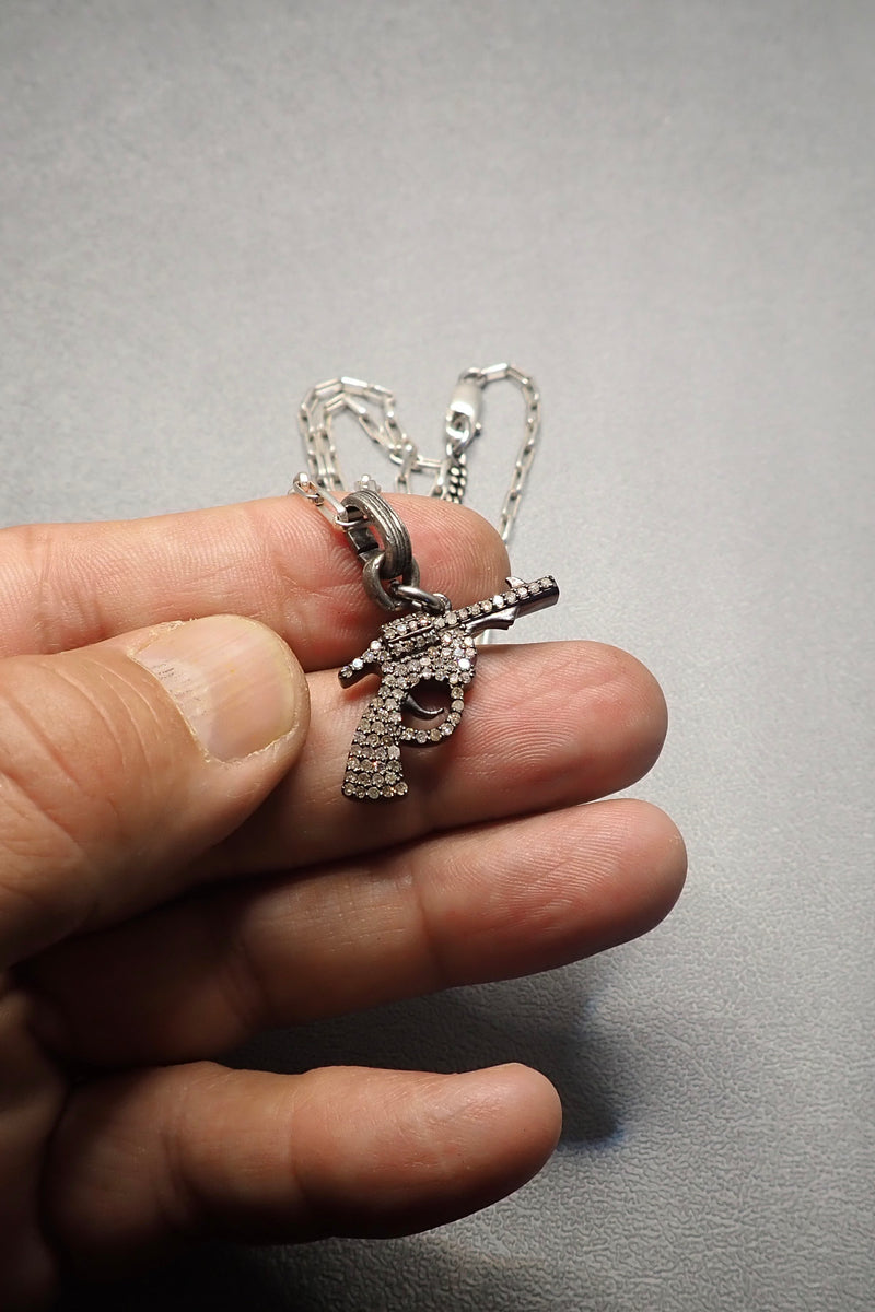 DIAMONDS REVOLVER PENDANT - last one