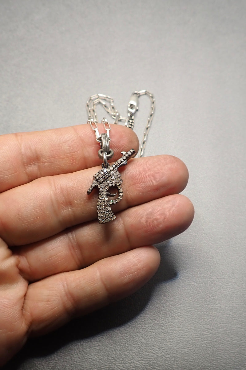 DIAMONDS REVOLVER PENDANT - last one