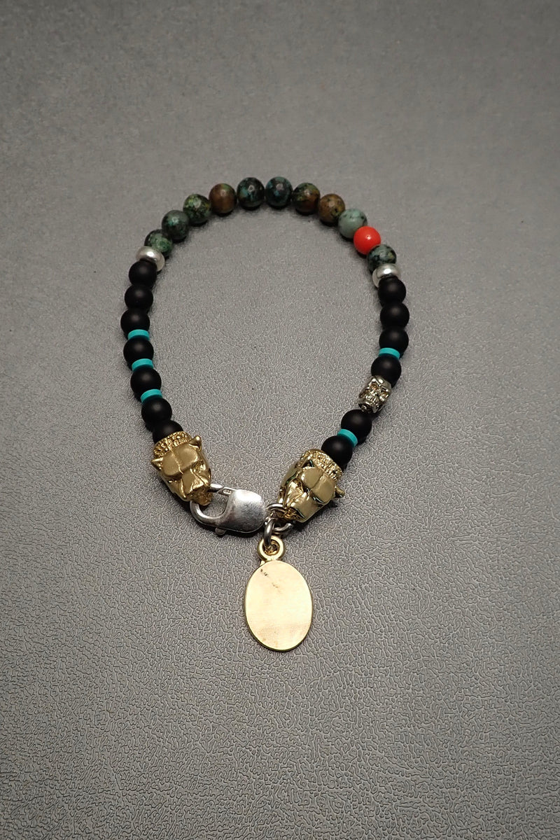 LIONS TURQUOISE BRACELET - one made