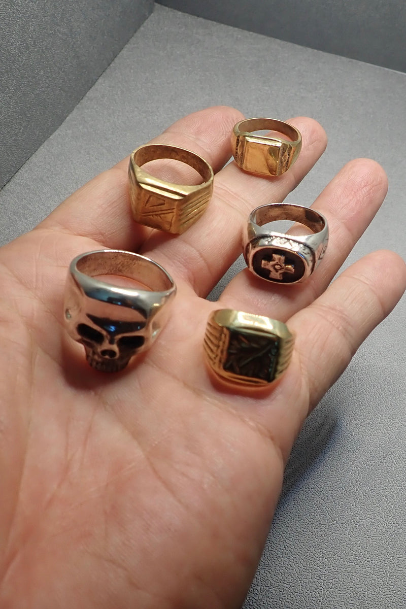 MASSIVE SKULL RING - one made