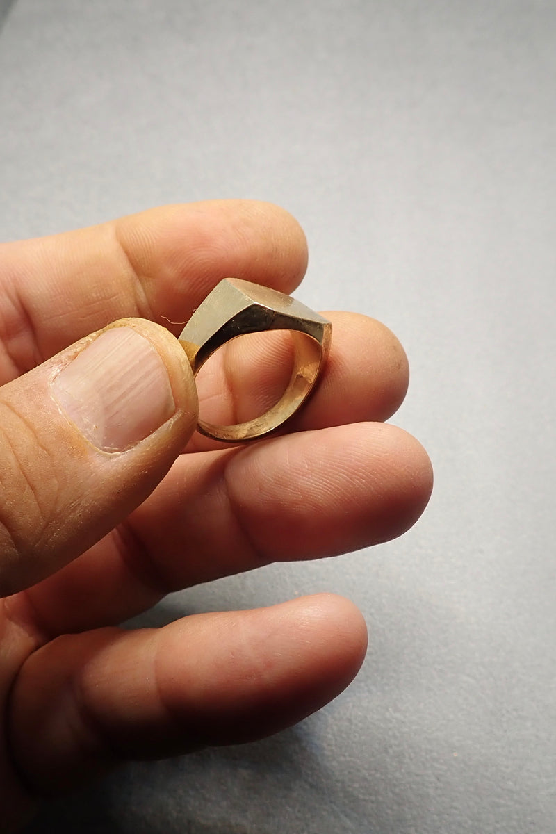 BRONZE RING - one made