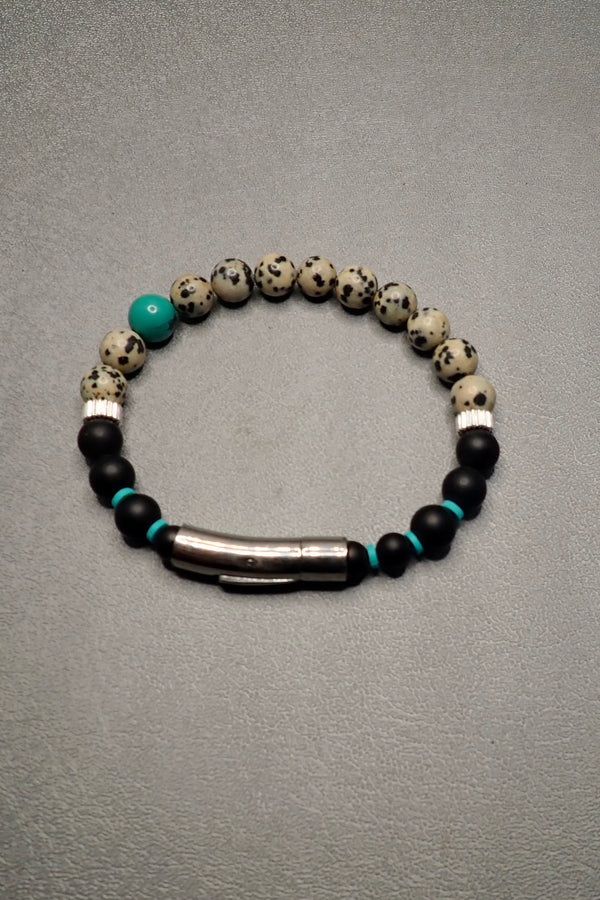 DALMATIAN JASPER BRACELET