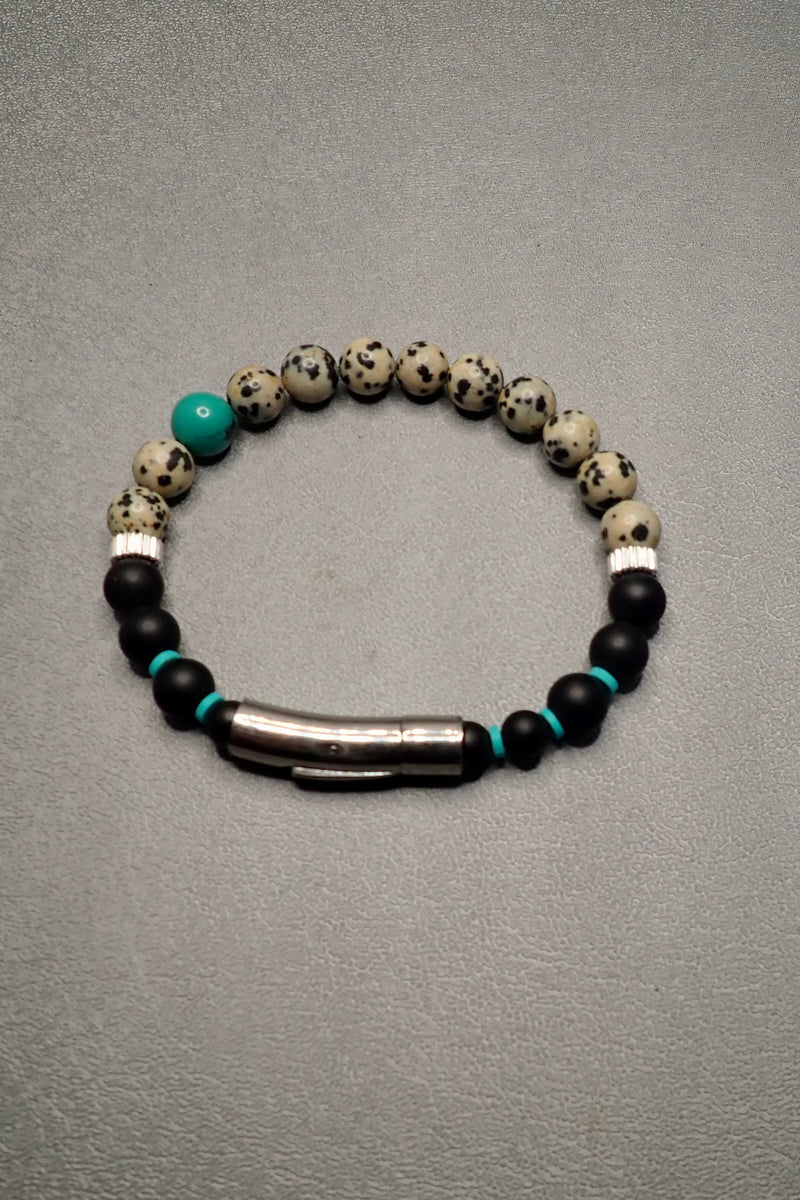 DALMATIAN JASPER BRACELET