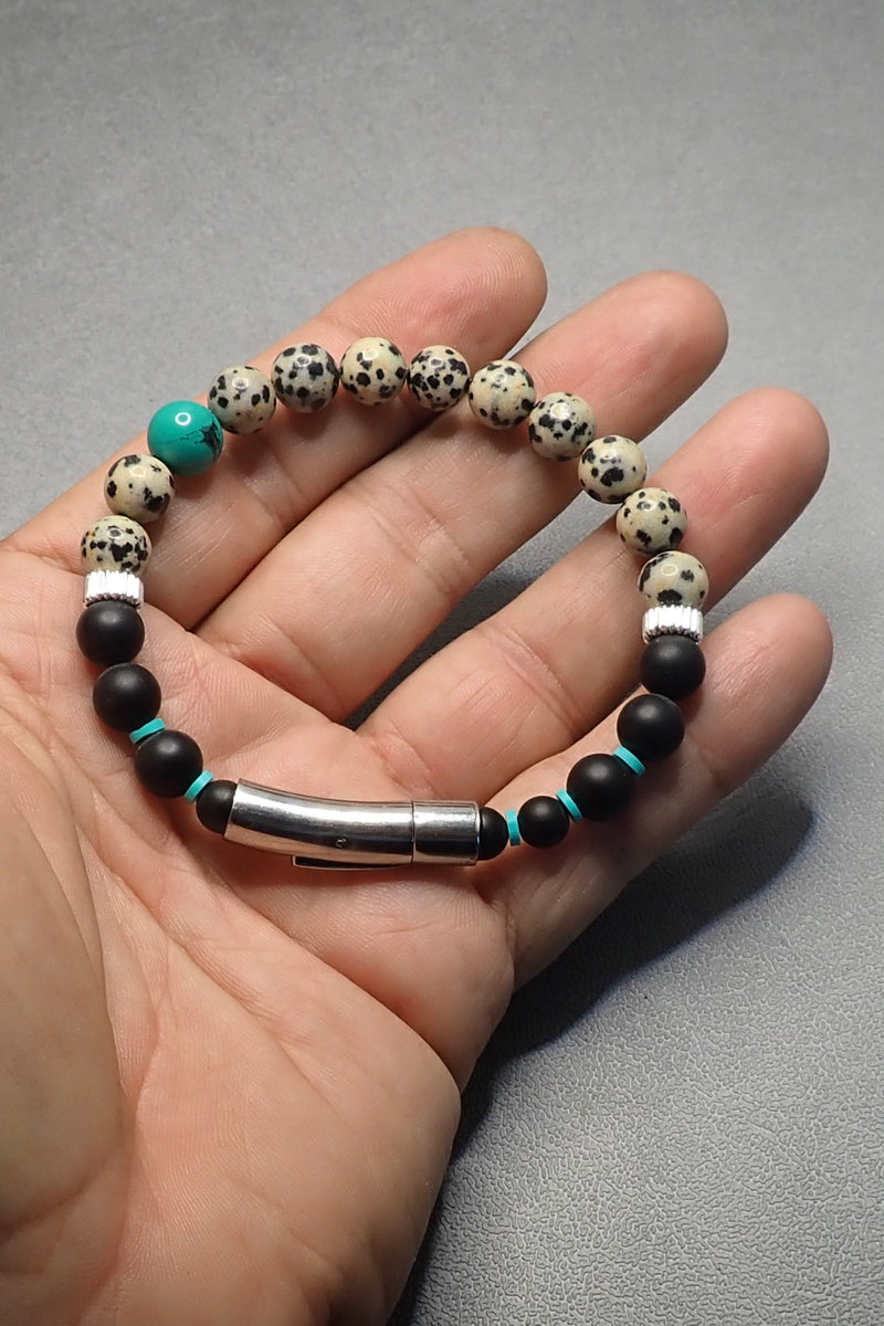 DALMATIAN JASPER BRACELET
