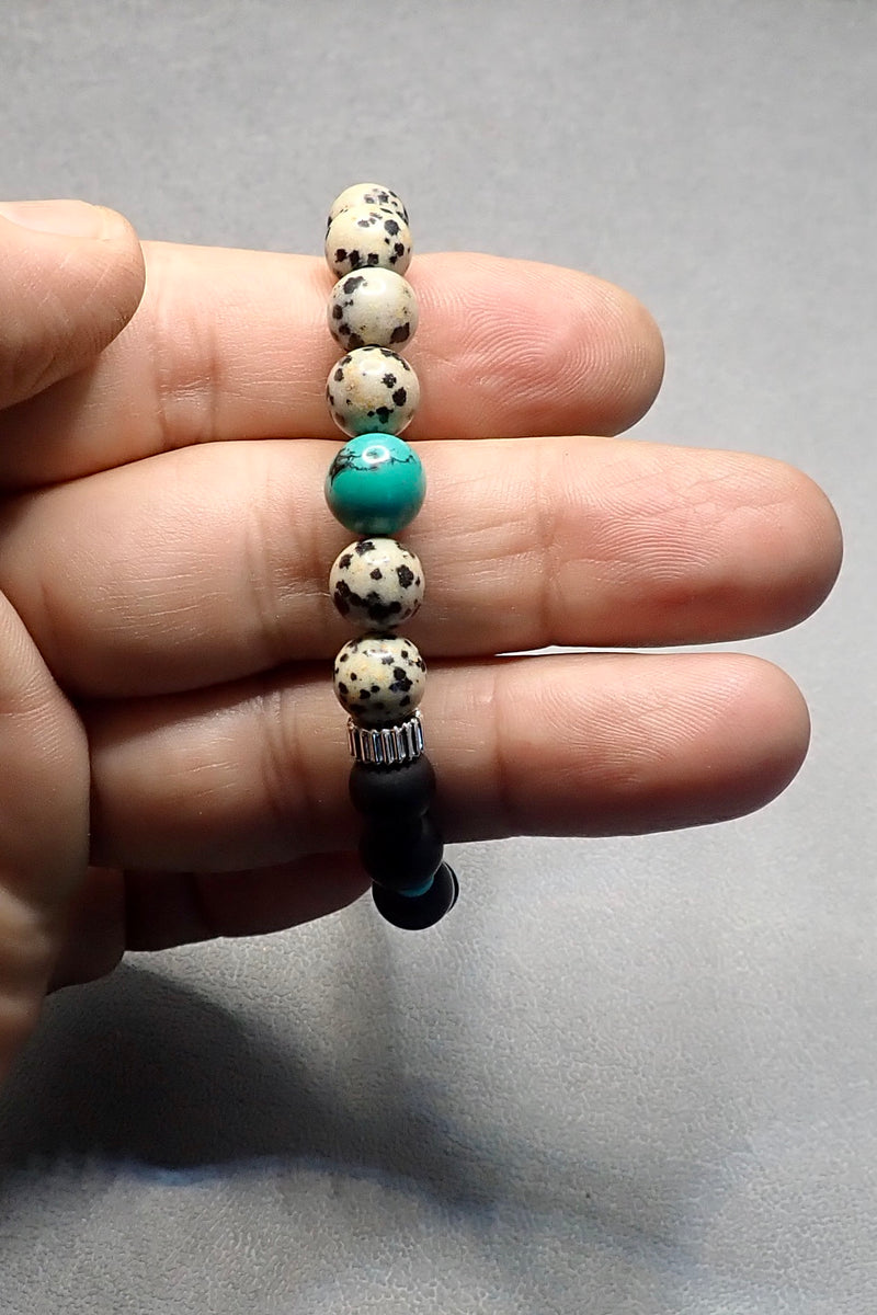 DALMATIAN JASPER BRACELET
