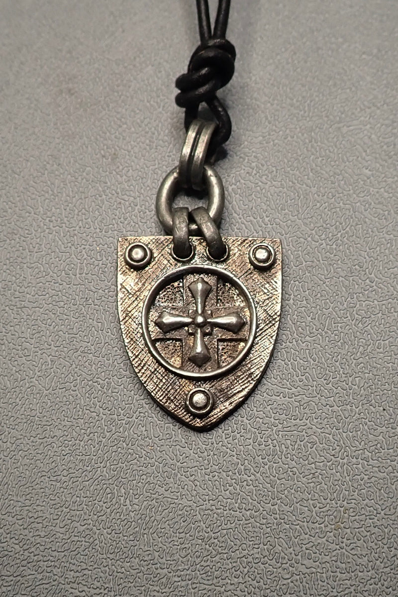 TEMPLAR CROSS NECKLACE - one made