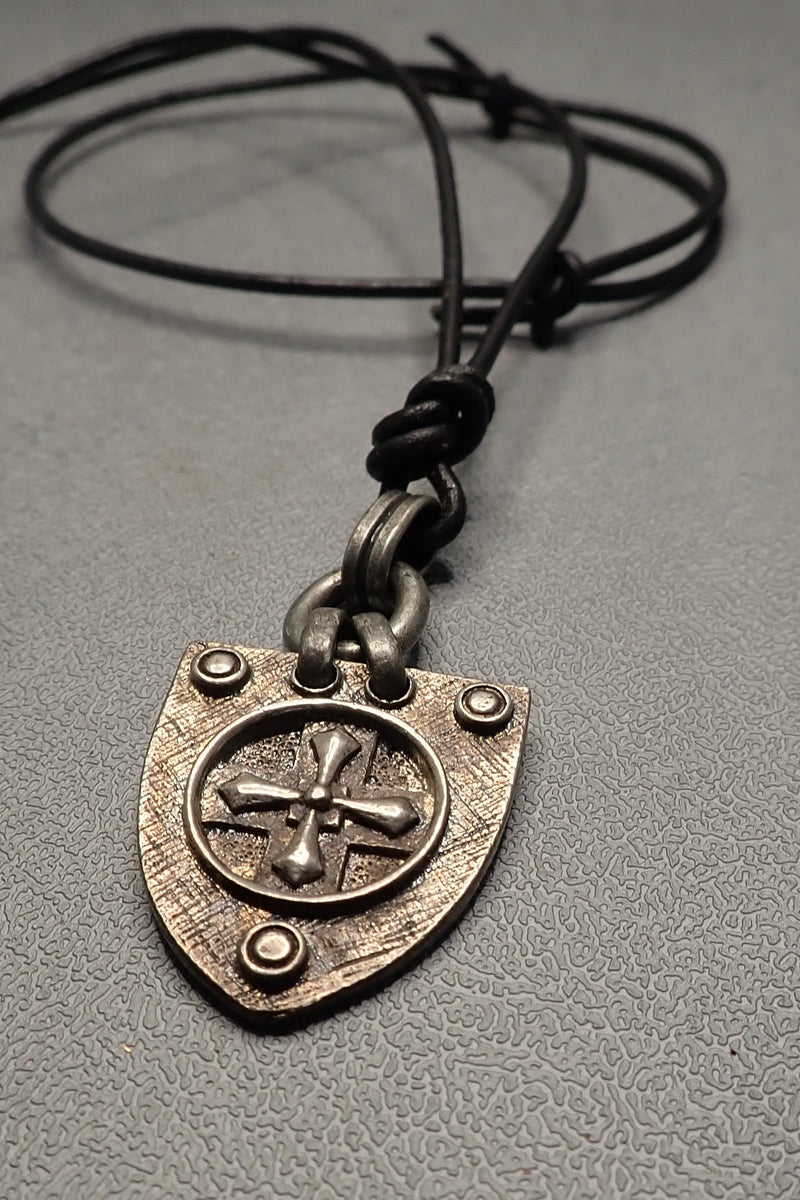 TEMPLAR CROSS NECKLACE - one made